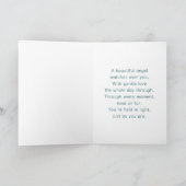 Carte Un ange pour veiller sur vous (Intérieur)