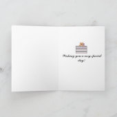 Carte Un anniversaire an (Intérieur)