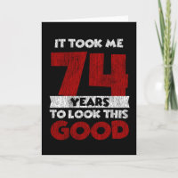 Un Anniversaire de 74 ans m'a fait bonne apparence