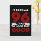 Carte Un Anniversaire de 96 ans m'a fait bonne apparence (Fleur jaune)