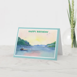 CARTE UN ANNIVERSAIRE PAISIBLE