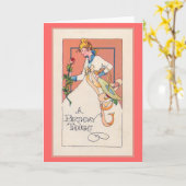 Carte "Un anniversaire pensé " (Fleur jaune)