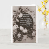 Carte Un Anniversaire Salutation Doses (Fleur jaune)