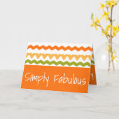 Carte Un Anniversaire Tout Simplement Fabuleux Vous Souh (Fleur jaune)