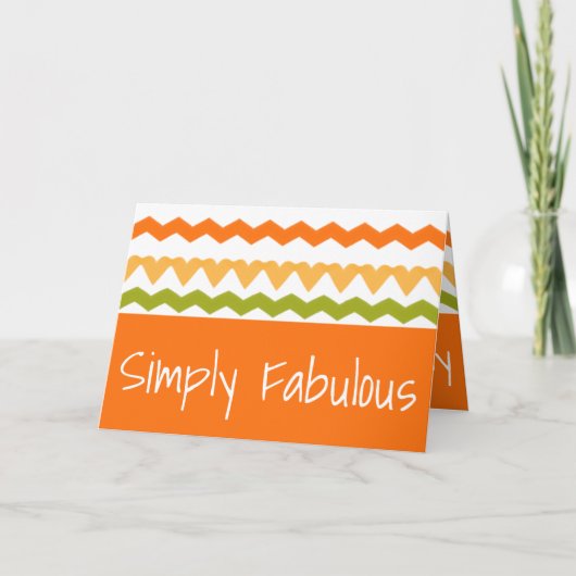 Carte Un Anniversaire Tout Simplement Fabuleux Vous Souh (Devant)
