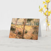 Carte Un arbre dans un champ pendant la journée ensoleil (Fleur jaune)