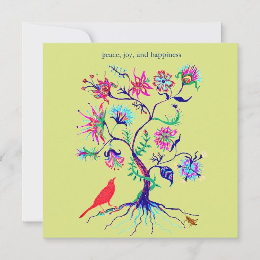 Carte Un arbre de vie (Devant)