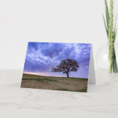 Carte Un arbre solitaire (Devant)