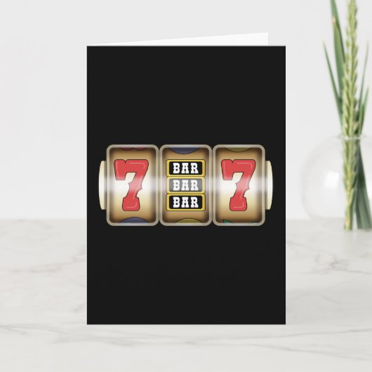 Carte Un Arm Bandit Machine à fente Casino Roulette (Devant)