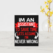 Carte Un assistant pour gagner du temps, supposons que W (Fleur jaune)