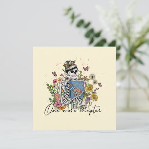 Carte Un autre chapitre Squelette floral