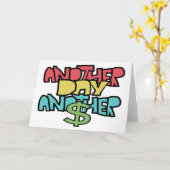 Carte Un autre jour Dollar (Fleur jaune)