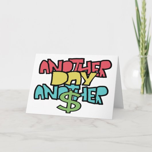 Carte Un autre jour Dollar (Devant)