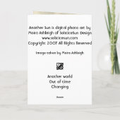 Carte Un autre Sun (Dos)