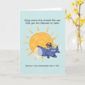 Carte Un autre voyage autour du soleil (Fleur jaune)