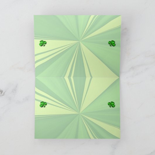 Carte Un bain d'or St. Patrick (Intérieur)