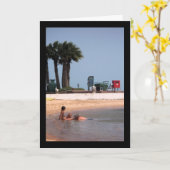 Carte Un baiser sur le genou (Fleur jaune)
