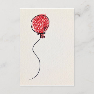 Carte Un Ballon Rouge