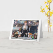 Carte Un bar aux Folies-Bergere, Manet (Fleur jaune)