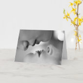 Carte Un beau baiser (Fleur jaune)