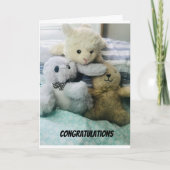 CARTE ***UN BÉBÉ*** FÉLICITATIONS À "VOUS" (Devant)