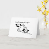 Carte Un bon ami (Fleur jaune)