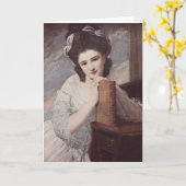 Carte Un bon livre (Fleur jaune)