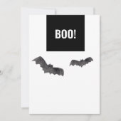 Carte Un Boo Noir Simple Happy Halloween (Devant)