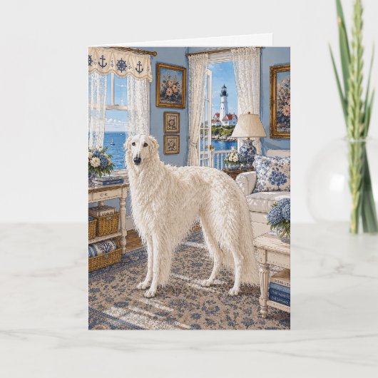 Carte Un Borzoï de Nantucket (Devant)