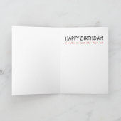 Carte "Un cadeau amusant pour amoureux de mime" (Intérieur)