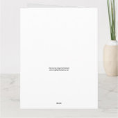 Carte Un cadeau amusant pour Golfer. Golf Player a Poor (Dos)