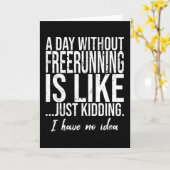 Carte Un cadeau sportif gratuit et amusant (Fleur jaune)