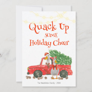 Carte Un Canard De Fête