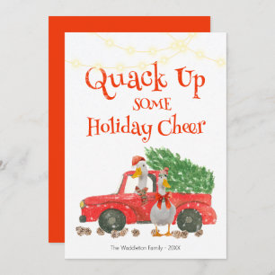 Carte Un Canard De Fête