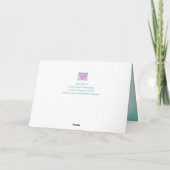 Carte Un cancer unique Encouragement Carton rose (Dos)