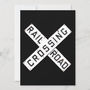 Carte Un carrefour ferroviaire Vintage