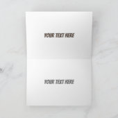 Carte Un castor amusant avec un humour de dessin animé d (Intérieur)