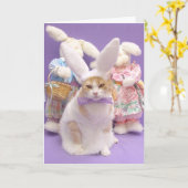 Carte Un certain lapin vous aime ! (Fleur jaune)