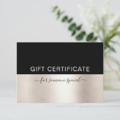 Carte UN CERTIFICAT D'AFFAIRES MODERNE cadeau pour vous (Debout devant)