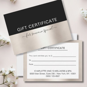 Carte UN CERTIFICAT D'AFFAIRES MODERNE cadeau pour vous