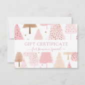 Carte UN CERTIFICAT DE NOËL D'AFFAIRES MODERNE pour vous (Devant)