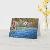 Carte Un champ de bleus à Alamo Heights, (Fleur jaune)