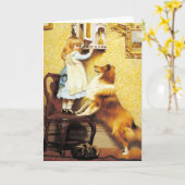 Carte : Un chef spécial (Fleur jaune)