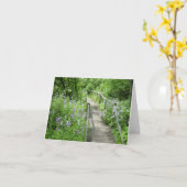 Carte Un chemin moins emprunté (Fleur jaune)