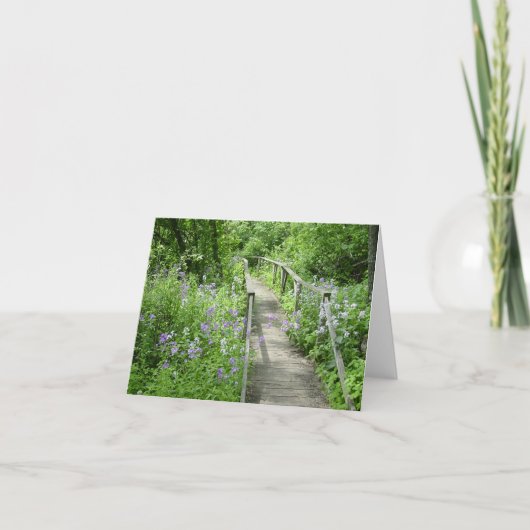 Carte Un chemin moins emprunté (Devant)