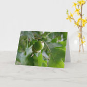 Carte un chêne (Fleur jaune)