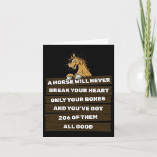 Carte Un Cheval Ne Casse Jamais Ton Coeur - Horseback Ri