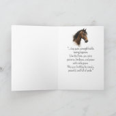 Carte Un Cheval Shire Personnalité Anniversaire (Intérieur)