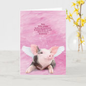 Carte Un Chien Croyé (Fleur jaune)