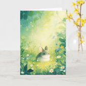 Carte Un Chinchilla Day of Wonder (Fleur jaune)